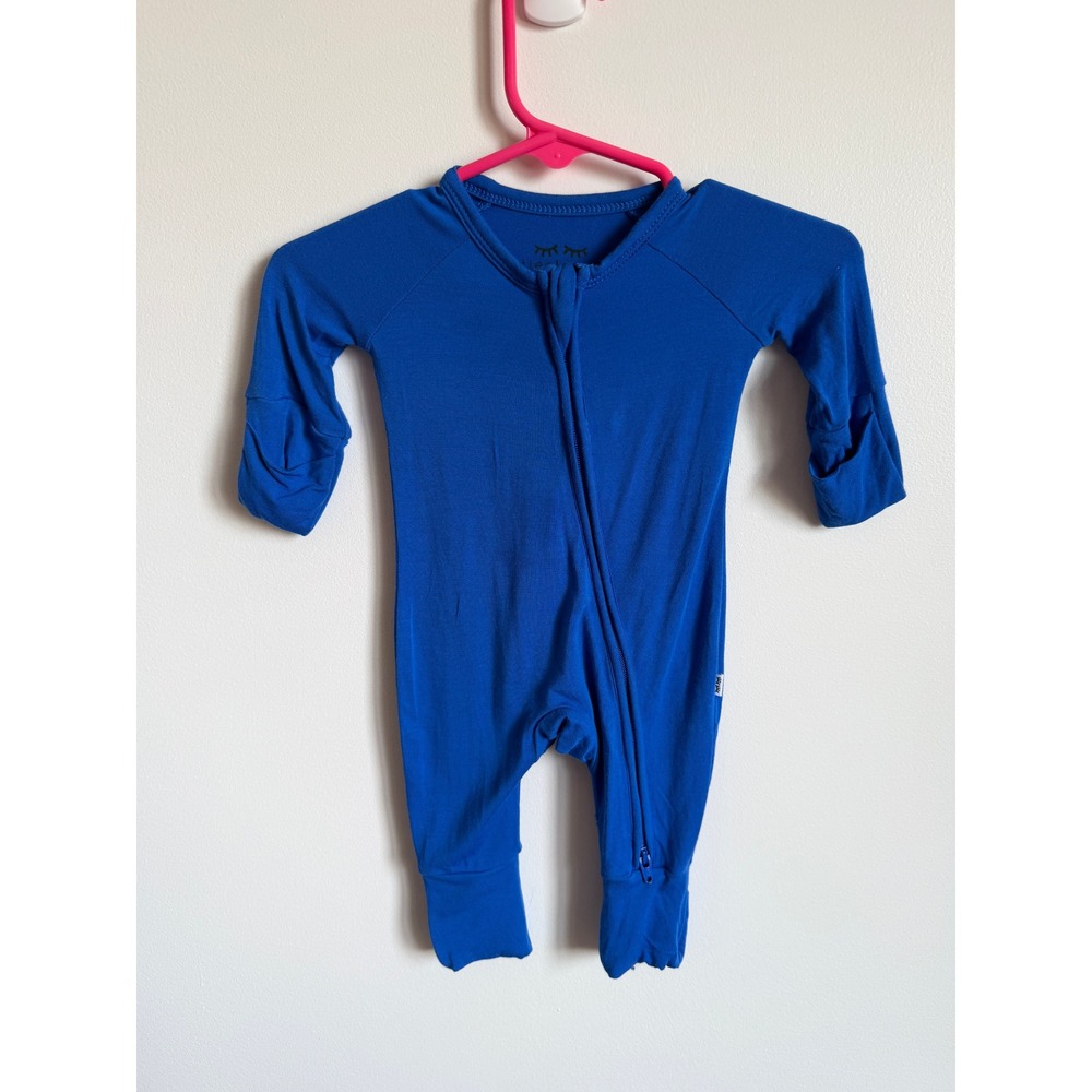 Little Sleepies Royal Blue Bamboo Zippy Preemie